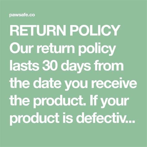 30 day refund policy example.